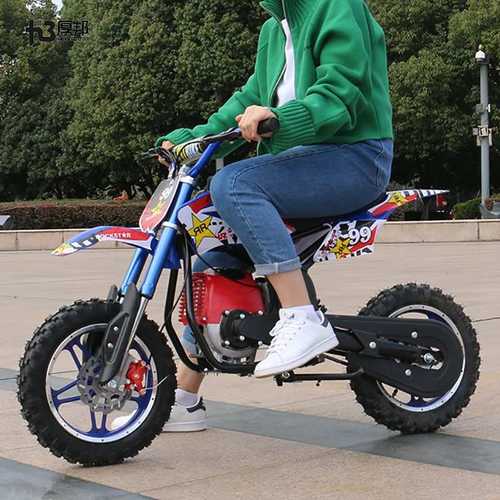 迷你汽油越野车儿童电动车摩托车高赛燃油机车小型四驱山地车趴车