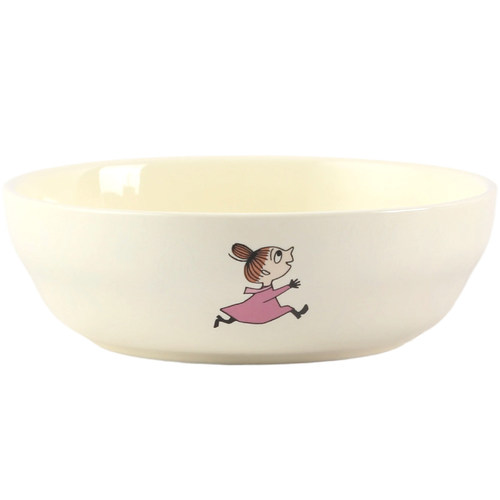 moomin姆明漂亮盘子陶瓷碗餐具套装儿童餐盘深盘一人食家用水果盘