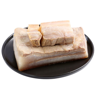 茅山中国大陆生咸猪肉五花肉传统腌法百年工艺拍3斤可包邮多地区