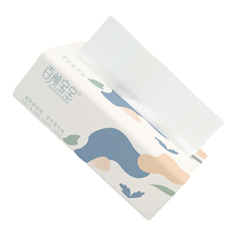 百顺宝宝纸巾整箱抽纸5层加厚