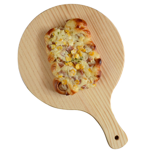 木质披萨木托盘16寸15寸比萨板西餐面包蛋糕木盘圆形平盘超市饼托