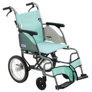 日本MIKI轮椅CRT-2小型超轻便携旅游代步车折叠轻便老人专用轮椅