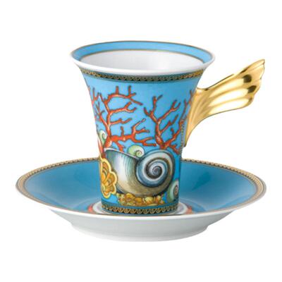 Rosenthal  Meets Versace范思哲 海底宝藏系列陶瓷咖啡杯礼盒