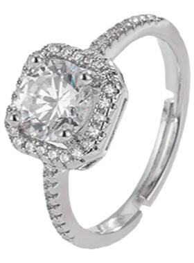 情侣对戒结婚假假钻戒道具