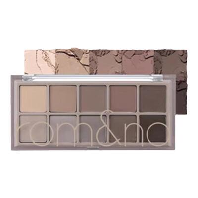 清冷又妩媚大地水泥灰眼影盘