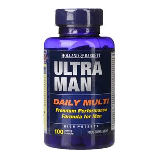英国HB荷柏瑞复合维生素ULTRAMAN男士综合维生素多种营养素片90片