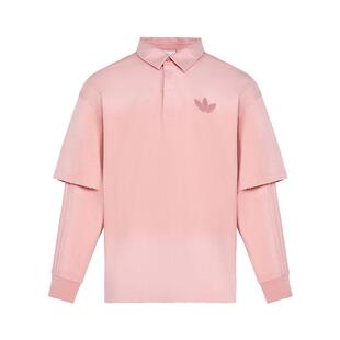Adidas阿迪达斯三叶草男装2026春季新款LONG SLV长袖POLO衫KR5054