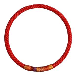 九紫离火好运红绳手链男女本命年平安转运无痕玉米结编织简约手绳