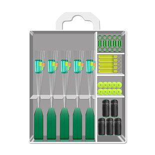 冰钓线组小配件套装太空豆棉布豆刻度铅八字环滑动浮漂座组合渔具