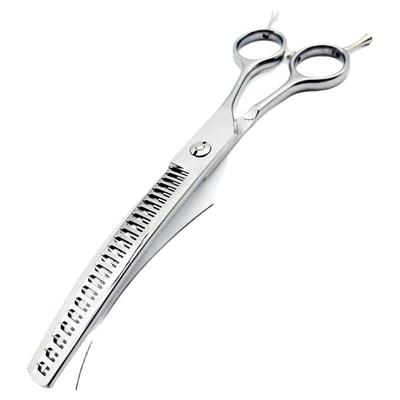 狗狗蓬松开型打薄弯自然剪