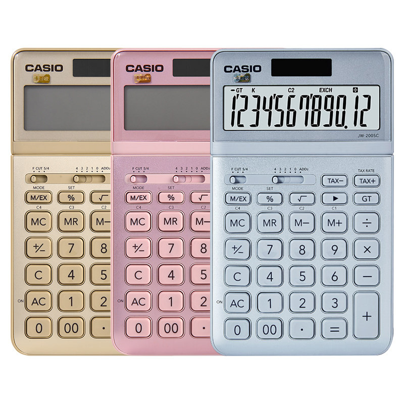 日本casio卡西欧办公组合计算器