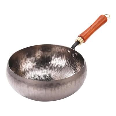 章丘手工钛锅无涂层大肚锅