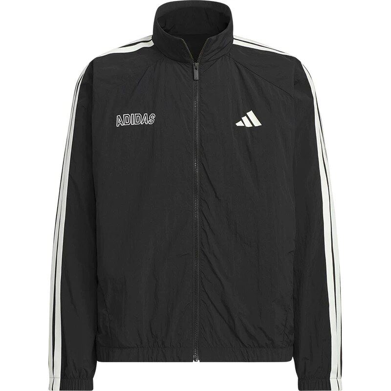 adidas阿迪达斯新款男子梭织拒水高领口运动宽松夹克外套KB9132