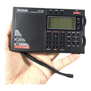 德生 PL-330立体声长中短波SSB单边带定时开关机全波段充电收音机