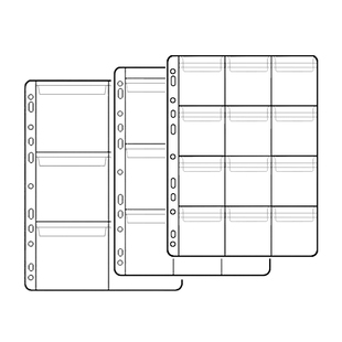 动漫周边徽章钥匙扣收藏卡内页收藏页合集6格9格12格徽章收纳合集