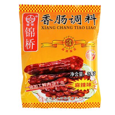 锦桥麻辣味香肠调料袋装四川