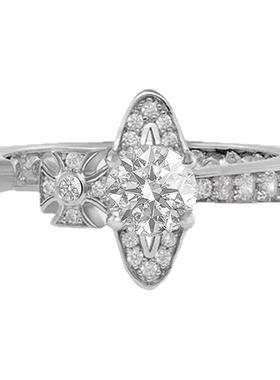 CAMIERY西太后土星满钻戒指女士