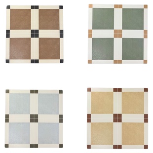 复古瓷砖艺术美式拼花个性花砖600x600 客厅阳台卧室庭院仿古地砖