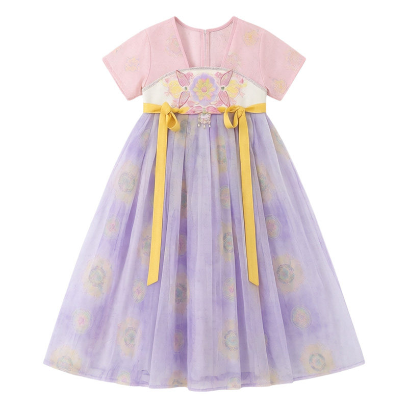 女童夏季薄款汉服古风襦裙