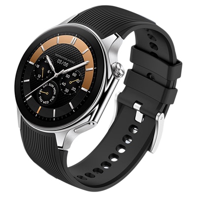 适用于OPPO Watch X2/S手表表带硅胶男女新款智能运动手表oppowatch x替换带黑色蓝色腕带柔软舒适可水洗高级