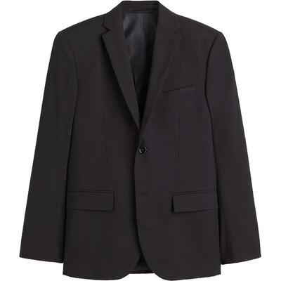 HM西服夏季商务绅士单排扣外套