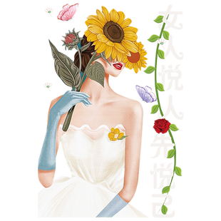 欢迎女王美容院玻璃门贴纸养生皮肤护理纹眉美甲店广告文字贴画