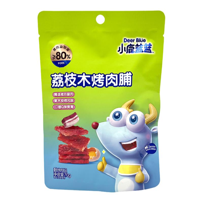 小鹿蓝蓝果木烤肉脯儿童猪肉脯