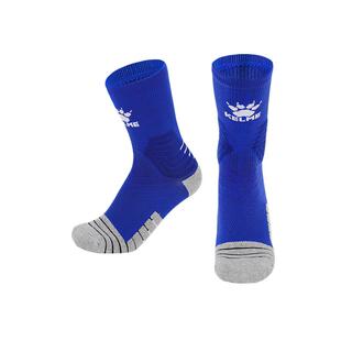 KELME卡尔美运动袜男中筒毛巾底防滑吸汗专业足球袜跑步健身袜子