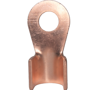 OT-800A开口鼻铜线耳紫铜国标A级加厚裸铜鼻铜接线端子开口铜接头