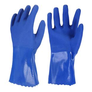 防水手套杀鱼专用冬天防刺加绒加长保暖劳保加厚耐磨防滑捕鱼抓鱼