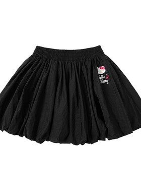 【HELLO KITTY官方联名】WHOOSIS 花苞短裙春夏甜美A字裙辣妹女生