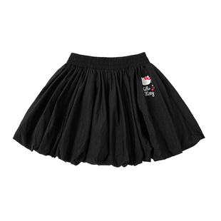 【HELLO KITTY官方联名】WHOOSIS 花苞短裙春夏甜美A字裙辣妹女生