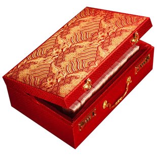 定亲结婚订婚礼金箱彩礼箱子礼金盒用品大全高端装三金聘礼2030万