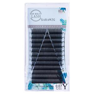 浓密网状编织开花卷翘自然假睫毛