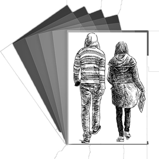 L型单片单页文件夹a4透明插页文件套学生用多层资料册活页夹文具书夹子试卷夹卷子收纳袋办公简历保护套单个