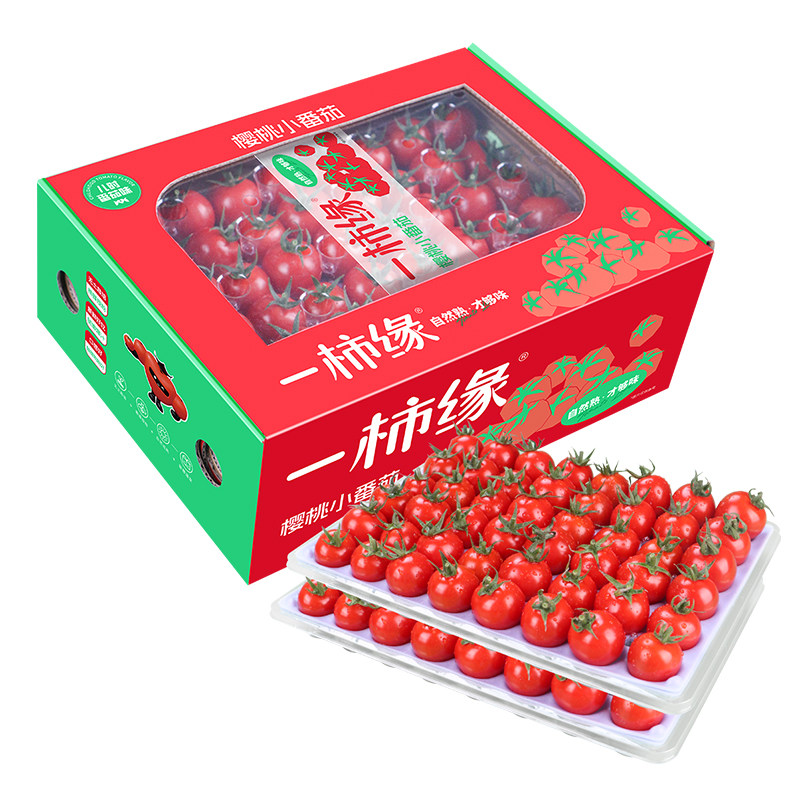 一柿缘小番茄单粒礼盒顺丰包邮
