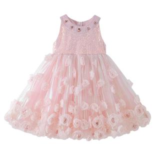 女童公主裙女孩网纱背心连衣裙夏装2026新款儿童高级感生日礼服裙