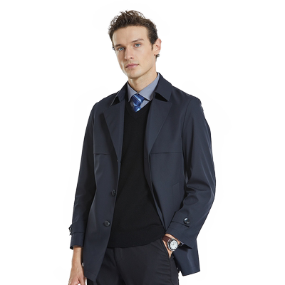 【杉杉官方】抗皱免烫风衣外套男