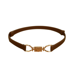 BluebluesSky 经典凯旋门设计/高级简约真皮 自由调节女百搭腰带