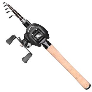 龙之首超短节伸缩路亚竿套装M/UL调微物马口竿便携迷你海竿滑漂杆