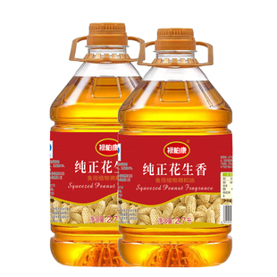 特价花生香食用油植物调和油纯物理压榨桶装正宗炒菜油家用10斤