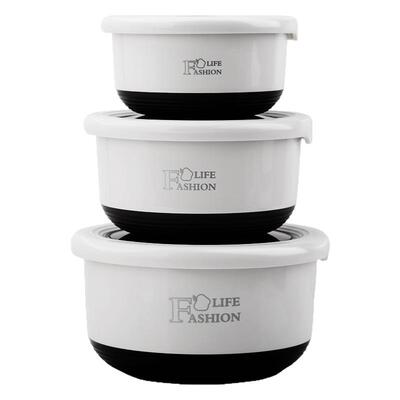 不锈钢双层保温防烫微波饭盒