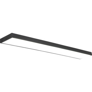 简约现代长条形LED吸顶灯工业风直角吊灯办公灯健身房会议室灯具