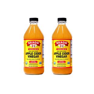 美国Bragg苹果醋进口博饶谷原浆浓缩0糖0脂健身饮料送礼礼盒礼物