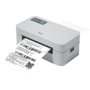 得力快递单打印机电商一联单快递专用顺丰电子面单打单机热敏不干胶条码机驿站小型标签机抖音直播通用便携式