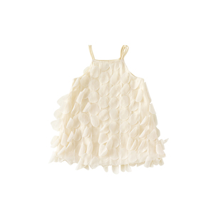 女童连衣裙夏装2025新款女宝吊带裙子夏天海边度假裙儿童公主裙潮