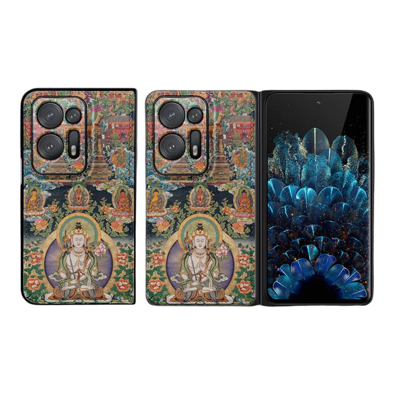适用于oppofindn5皮纹手机壳