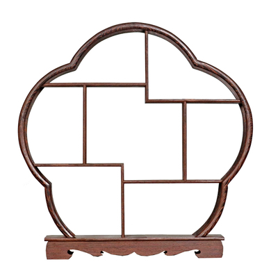 鸡翅木博古架多宝格奇石玉器