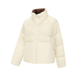 乔丹运动休闲羽绒服女款冬季新款保暖外套防风防水时尚百搭面包服