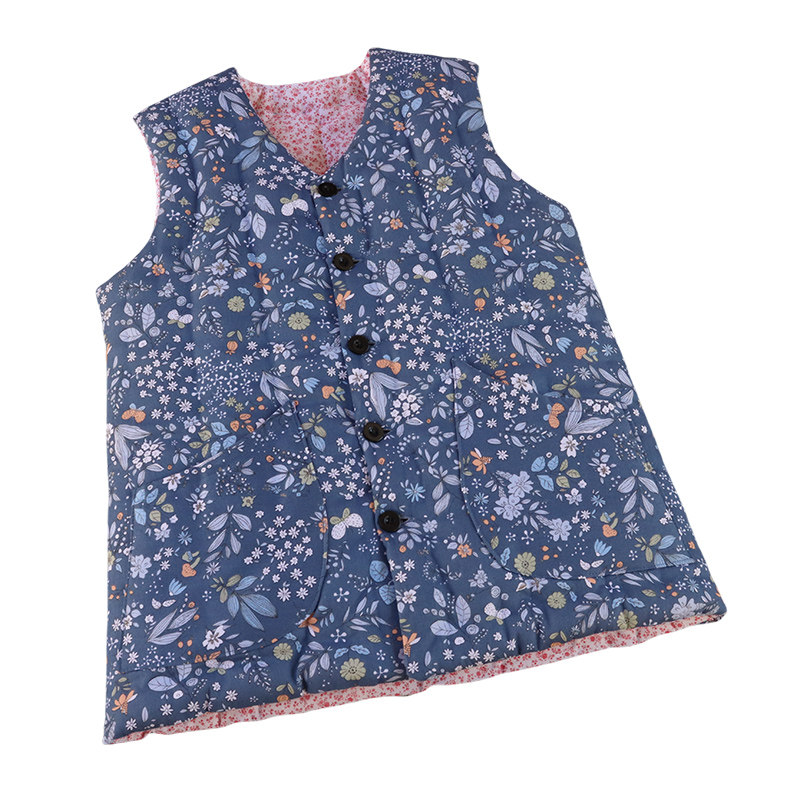 纯手工棉花马甲加厚保暖秋冬季背心女士棉服坎肩居家成人棉花马夹